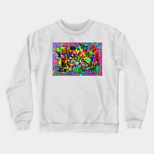 Maximum Neon Graffiti Crewneck Sweatshirt